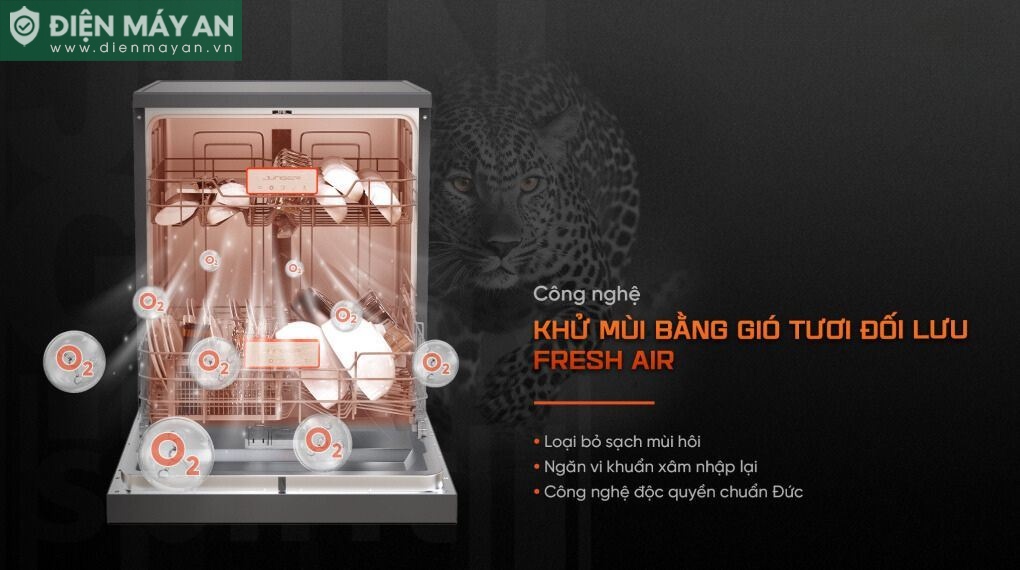 Máy rửa bát độc lập Junger Leopard DWJ-143


